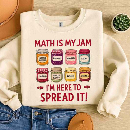 Math Teacher Funny Math Lover Sweatshirt Adult S-5XL