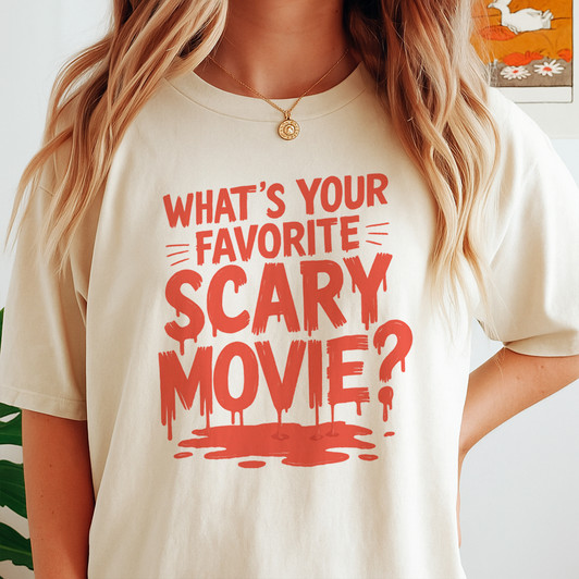 Whats Your Favorite Scary Movie Shirt Horror T-Shirt S-5XL