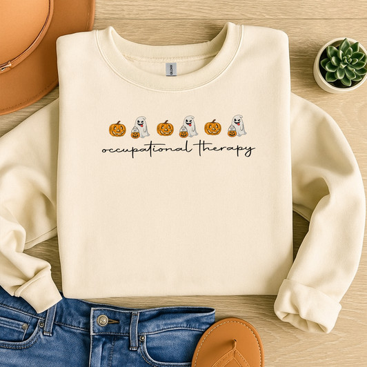 Halloween OT Occupational Therapy Sweatshirt Adult S-5XL