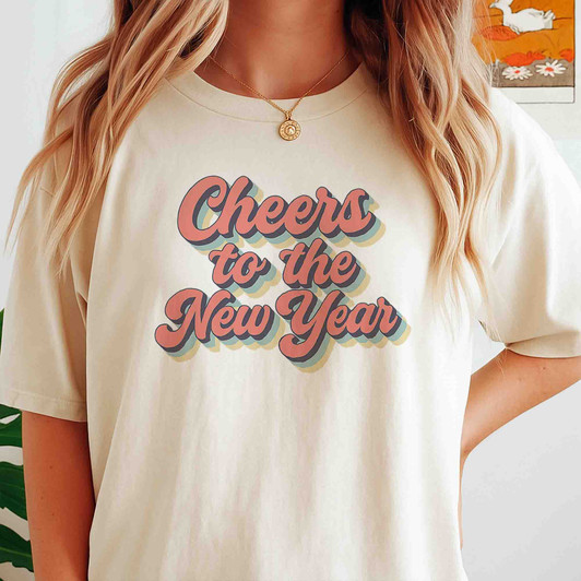 Cheer To New Year Outfit Cozy Winter Adults T-shirt S-5XL