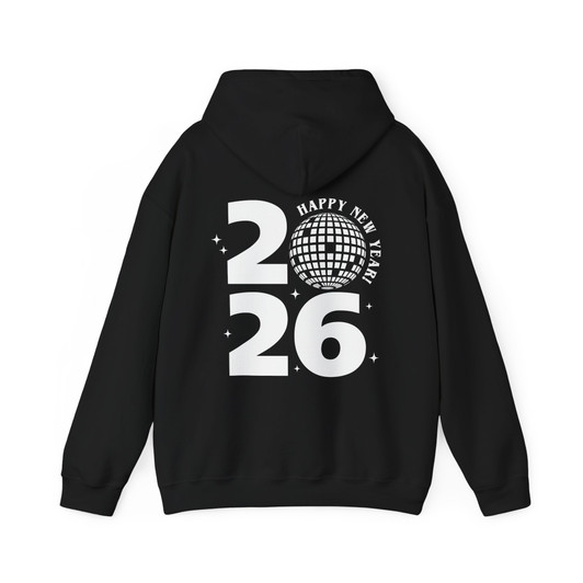 2026 Cheers Time Disco Ball New Year Adults And Kids Hoodie S-5XL