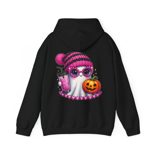 Cute Ghost Halloween Sublimation Coffee Boujee Ghost Hoodie S-5XL