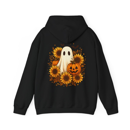 Original Spooky Ghost Autumn Pumpkin Watercolor Hoodie S-5XL