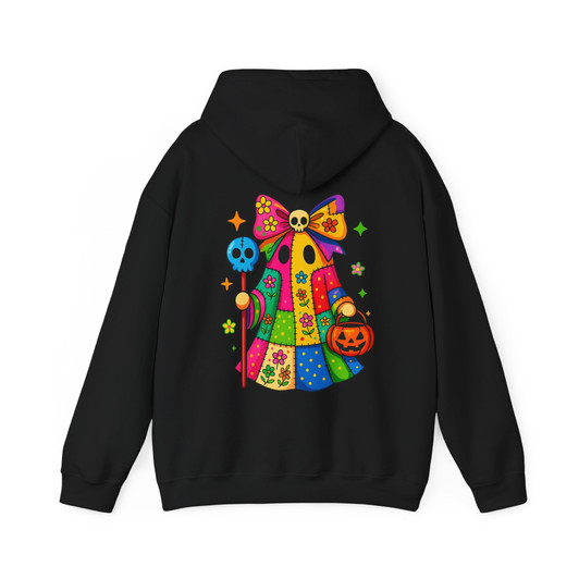 Pink Glitter Ghost Retro Girly Halloween Coquette Hoodie S-5XL