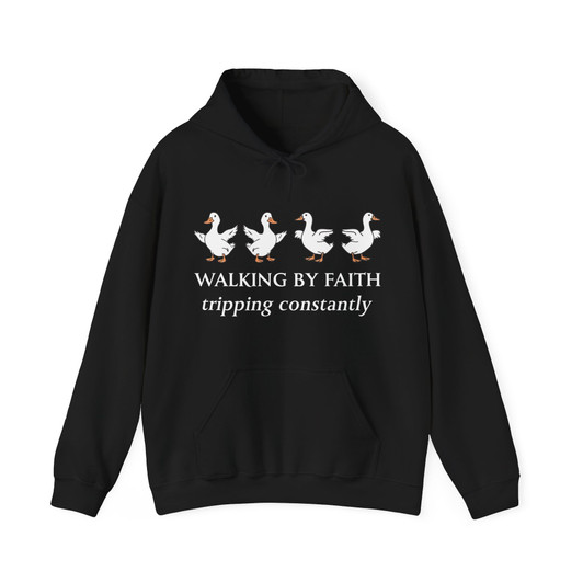 Walking By Faith Christian Hoodie Adult Hoodie S-5XL