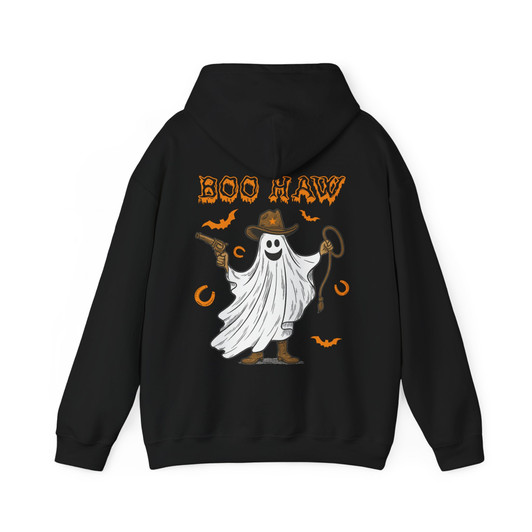 Boo Haw Cowboy Ghost Hoodie Adult Hoodie S-5XL