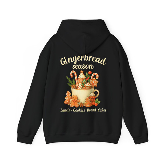 Gingerbread Holiday Cozy Christmas Latte Crewneck Hoodie S-5XL