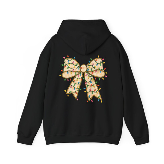 Coquette Christmas Bow Hoodie Adult Hoodie S-5XL