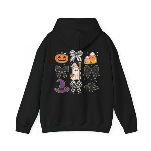 Cute Halloween Pumpkin Ghost Shirt Candy Corn Fall Hoodie S-5XL