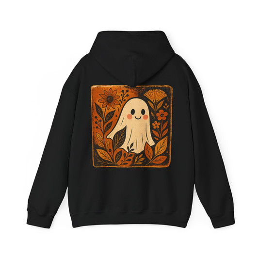 Spooky Chicken Halloween Shirt Cute Ghost Fall Farm Hoodie S-5XL