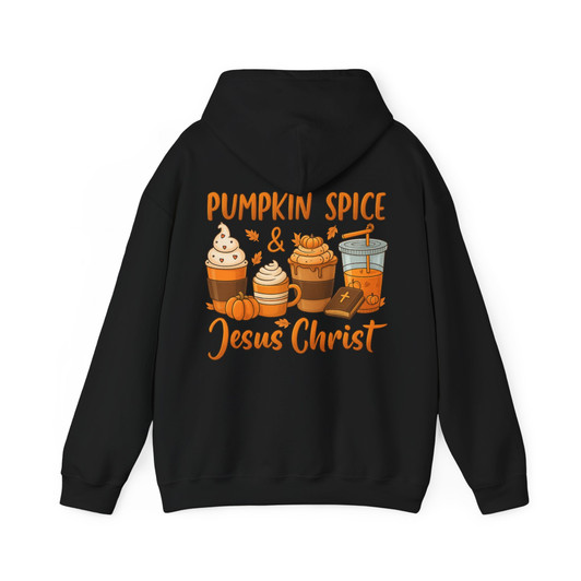 Pumpkin Spice Jesus Christ Shirt Christian Pumpkin Bible Verse Fall Hoodie S-5XL