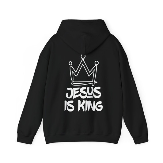 Jesus Is King Shirt Christian Bible Verse Faith Hoodie S-5XL