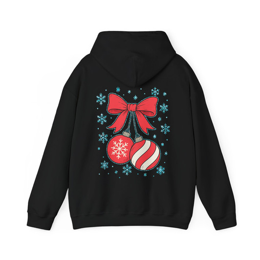 Retro Coquette Christmas Cherries Festive Holiday Hoodie S-5XL