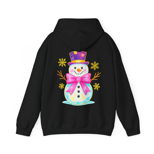 Snowman Womens Christmas Holiday Crewneck Hoodie S-5XL