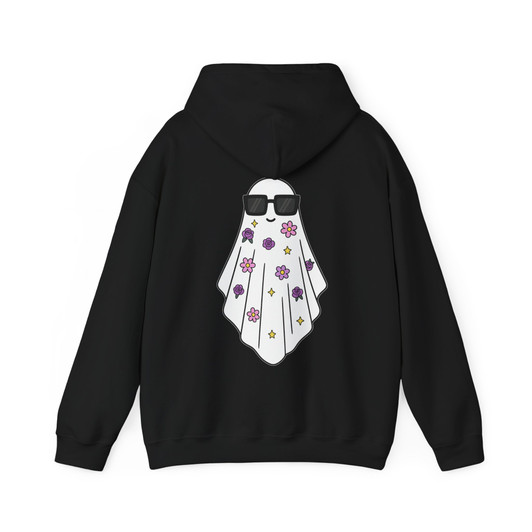 Floral Ghost Spooky Season Halloween Shirt Adult Hoodie S-5XL