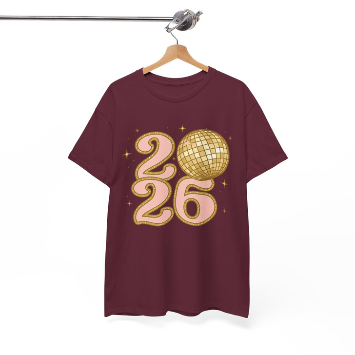 2026 New Year Shirt, Disco Ball 2026 Tee, Happy New Year T-Shirt S-5XL