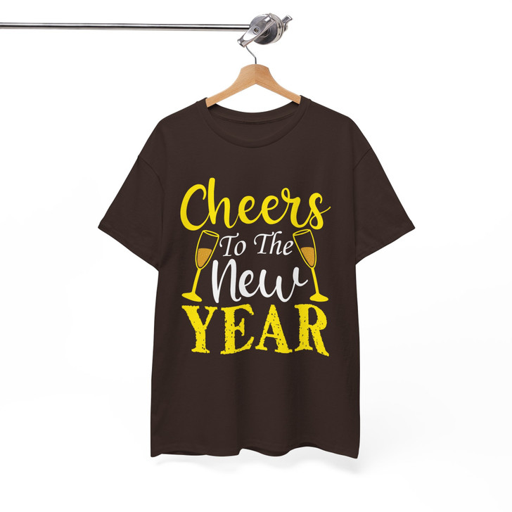 Cheers To The New Year Shirt, New Year Champagne Tee, Party Celebration Shirt, Happy New Year Graphic Tee, Holiday Gift T-shirt S-5XL