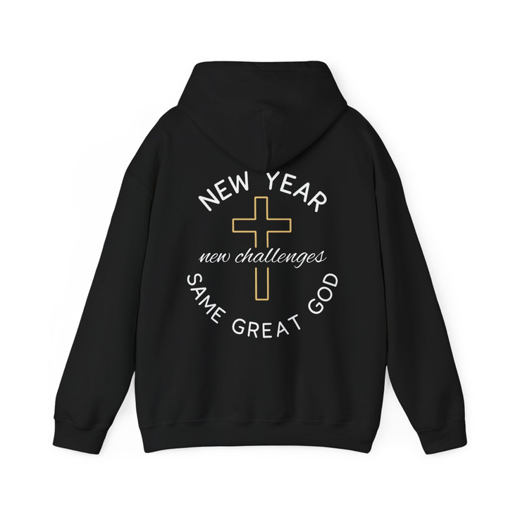 Christian New Year Shirt, New Year Same Great God Tee, Faith Based 2026 Hoodie S-5XL