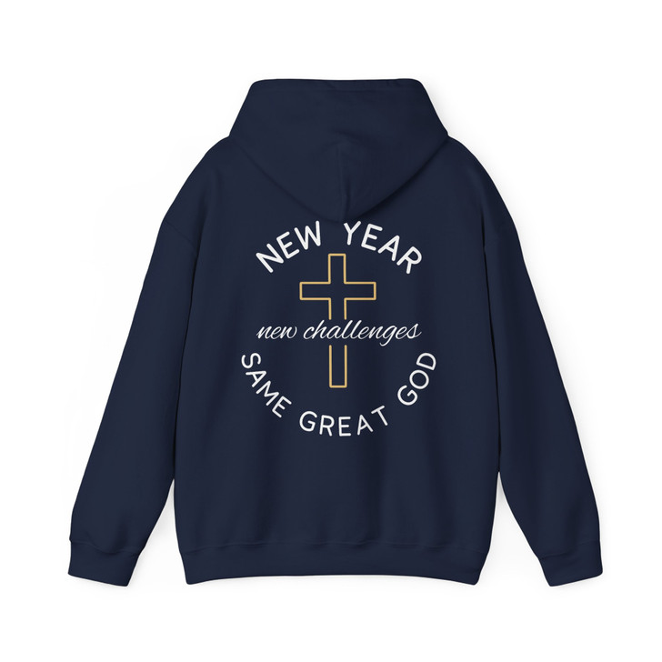 Christian New Year Shirt, New Year Same Great God Tee, Faith Based 2026 Hoodie S-5XL