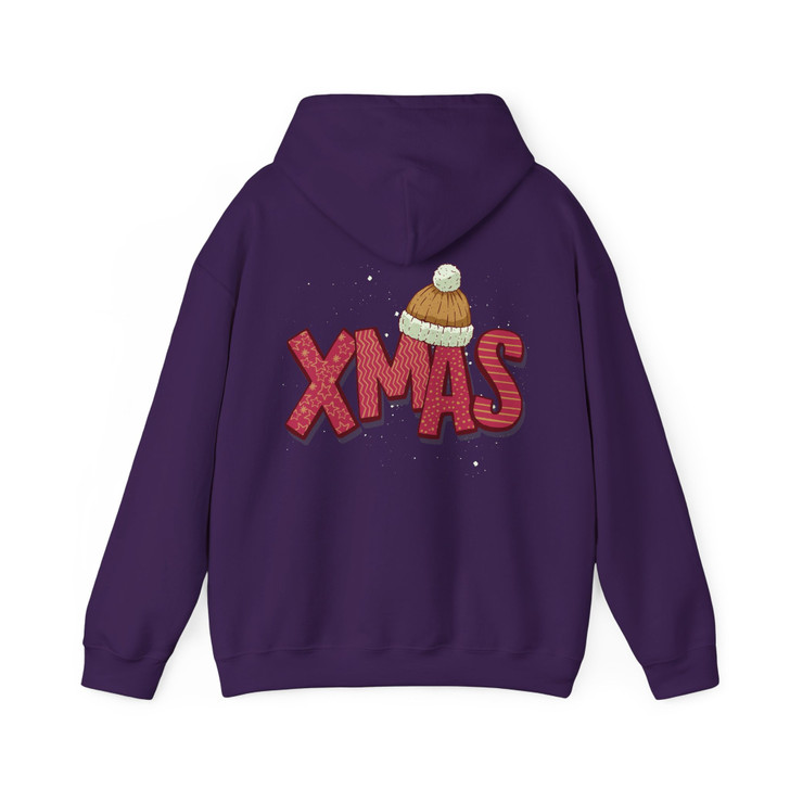 XMAS Shirt, Cute Christmas Letter Winter Beanie Holiday Hoodie S-5XL