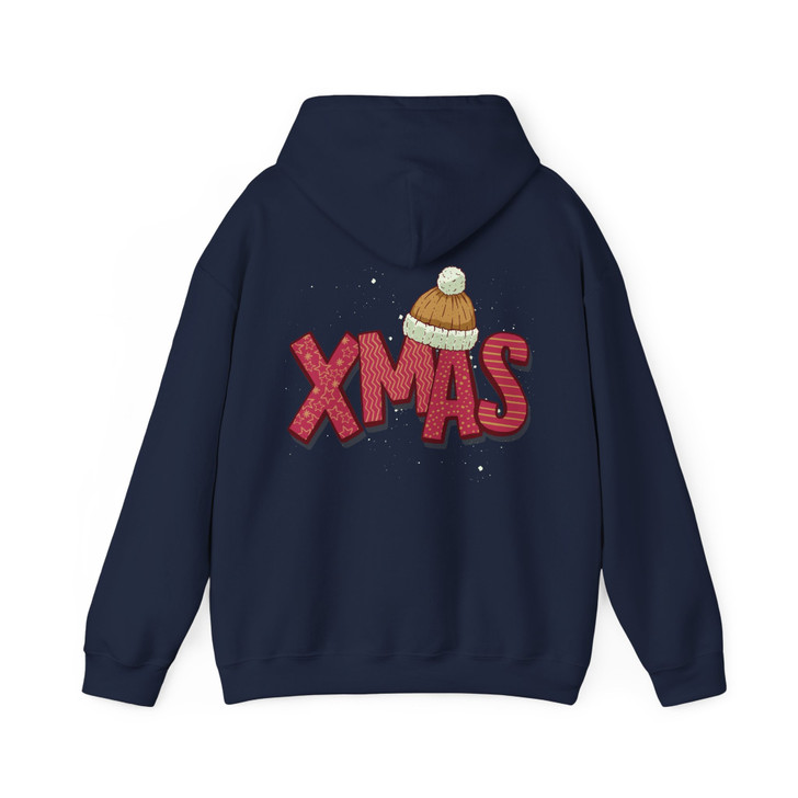 XMAS Shirt, Cute Christmas Letter Winter Beanie Holiday Hoodie S-5XL