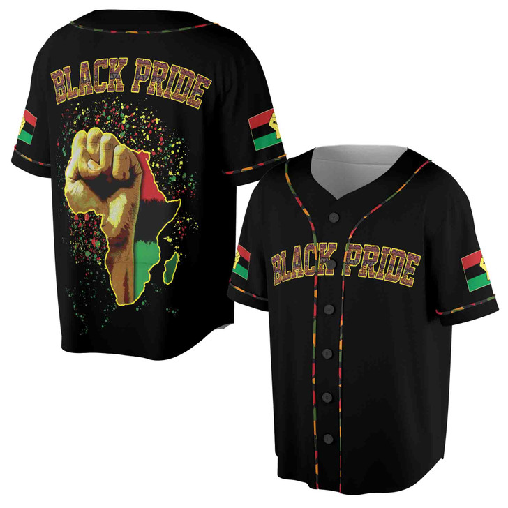 Black Pride Juneteenth Black Power American Baseball Jersey Shirt