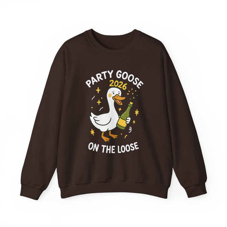 Party Goose 2026 Shirt, Funny New Year Goose Tee, Party On The Loose Sweatshirt S-5XL