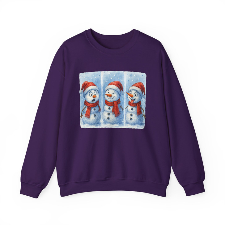 Cute Reindeer Christmas Shirt, Triple Deer Art Tee, Vintage Animal Sweatshirt S-5XL