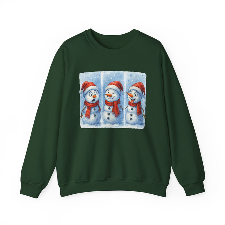 Cute Reindeer Christmas Shirt, Triple Deer Art Tee, Vintage Animal Sweatshirt S-5XL