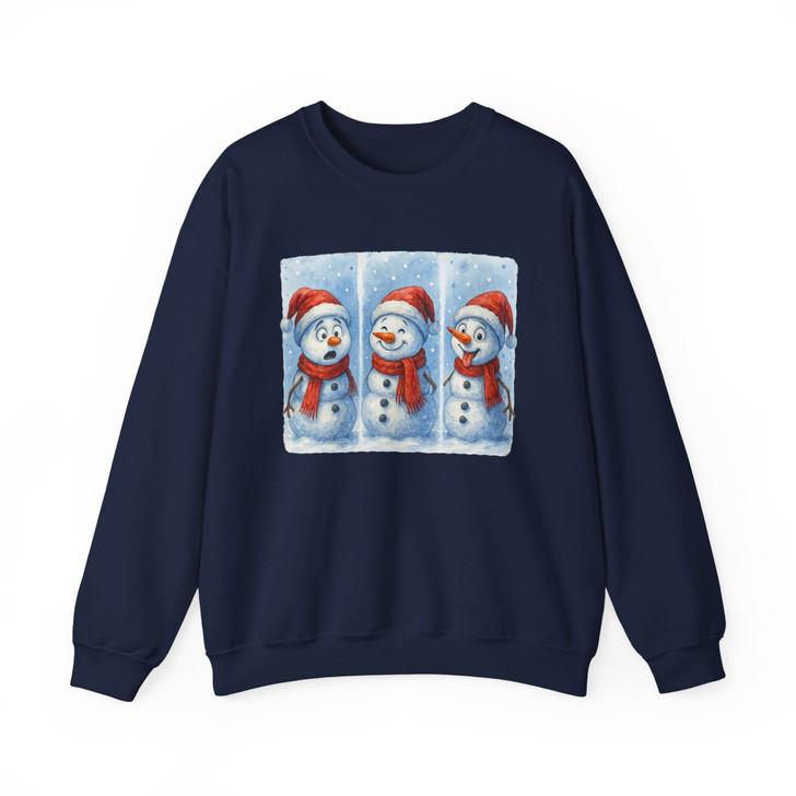 Cute Reindeer Christmas Shirt, Triple Deer Art Tee, Vintage Animal Sweatshirt S-5XL