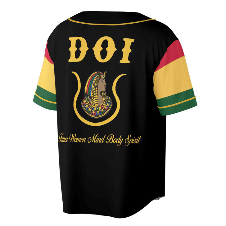 Custom Name Temple DOI Daughter of Isis Unisex Baseball Jersey S-5XL