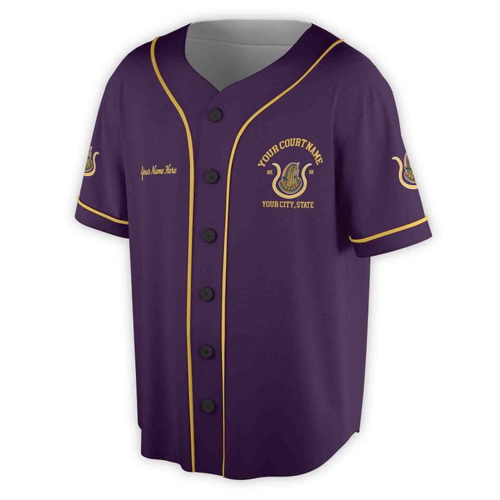 Custom Name Court Name DOI Sassy and Classy Unisex Baseball Jersey S-5XL