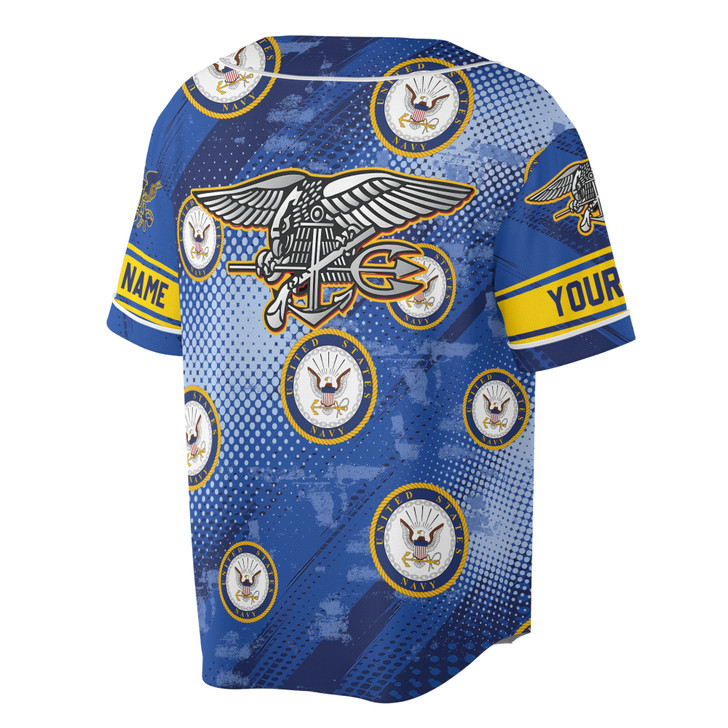 Custom name Veteran America Flag Baseball Jersey S-5Xl