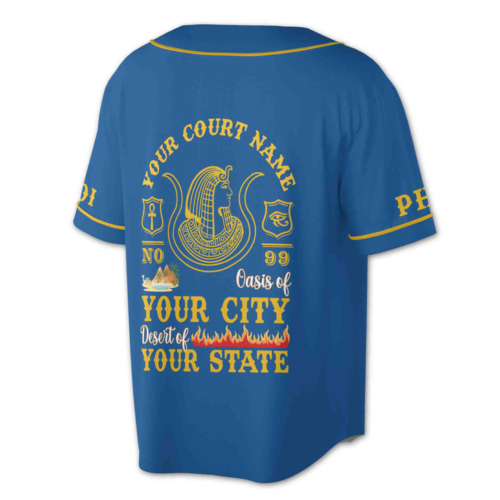 Custom Court Jersey, Personalized City State Name Black Gold Baseball Jersey S-5XL