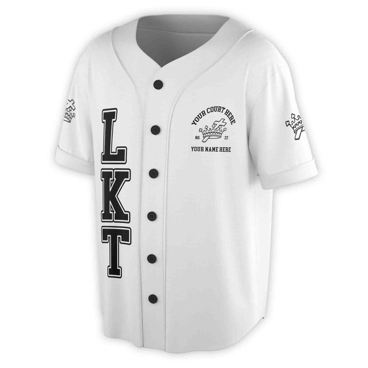Custom Christian Baseball Jersey, Personalized Name Cross Crown Faith Baseball Jersey S-5XL