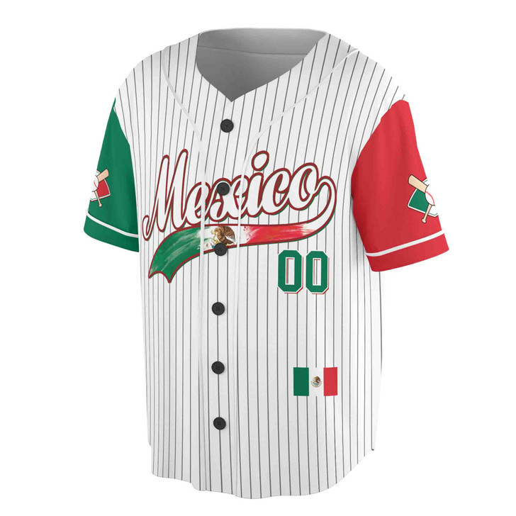 Personalized Mexico Baseball Lover Baseball Jersey S-5XL
