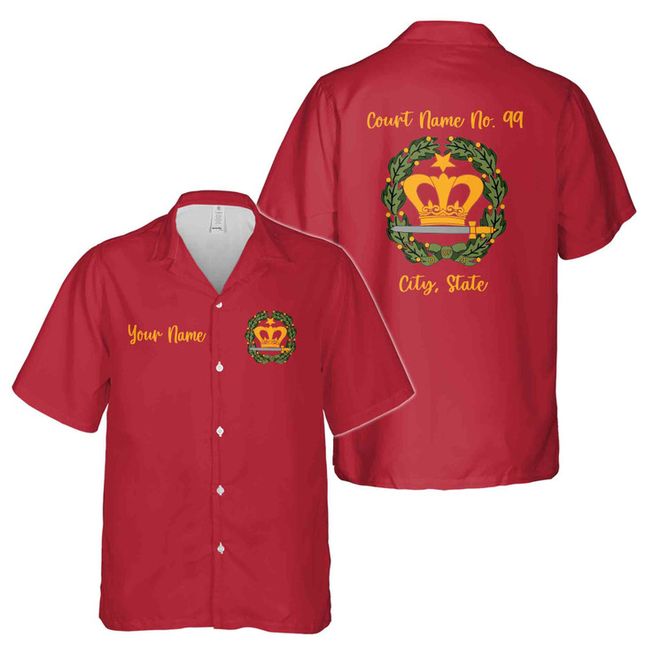 Customized Order of the Amaranth Ladies Hawaiian Shirt S-5XL