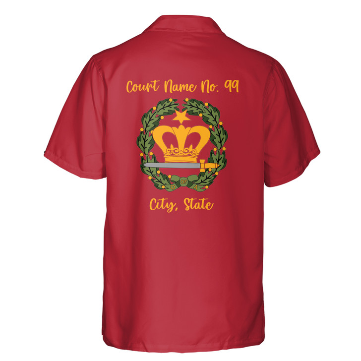 Customized Order of the Amaranth Ladies Hawaiian Shirt S-5XL