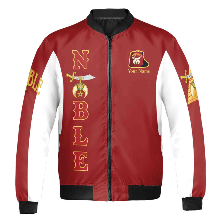 Customized Noble Shriners Temple Ancient Unisex Bomber Jacket S-5XL