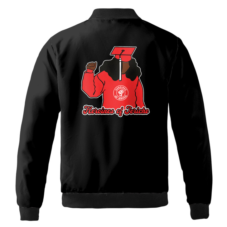 Custom Name Heroines of Jericho with HOJ Lady Bomber Jacket S-5XL
