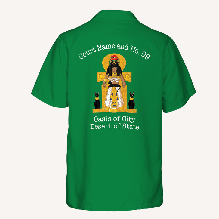 Personalized Egypt Ancient Daughter of Isis DOI Custom Button Down Shirt S-5XL
