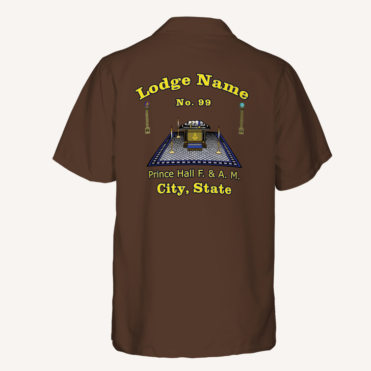 Personalized Master Mason Freemason 1st Degree Tracing Board Button Down Shirt S-5XL