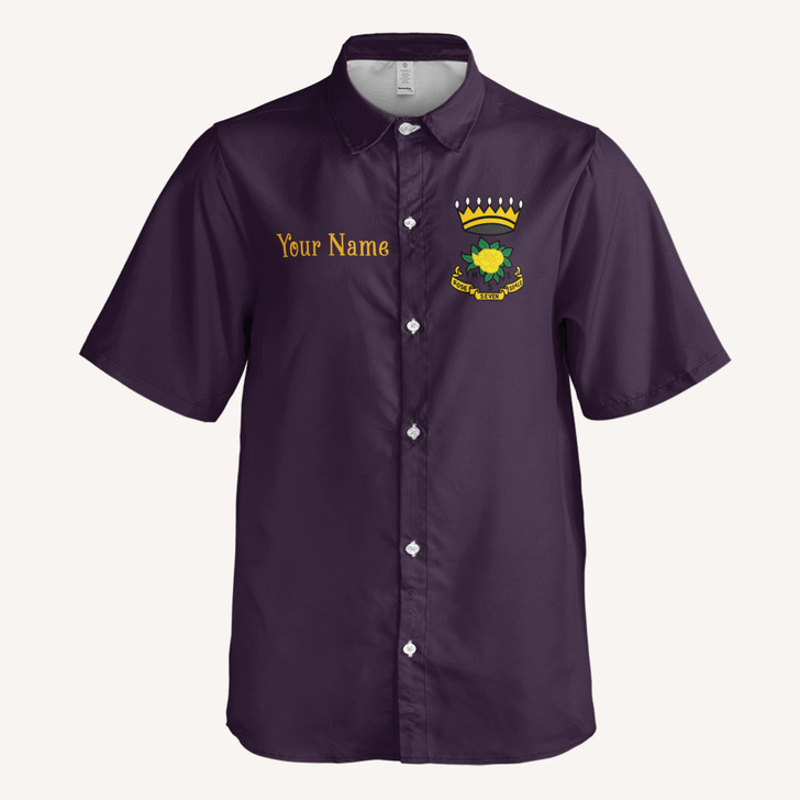 Customized RSS Rose of the Seven Seal Button Down Shirt