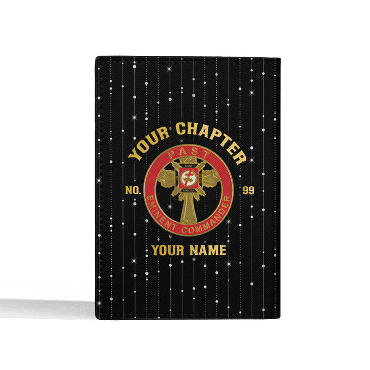 Custom Templar Past Cmdr Dots Stars Leather Wallet