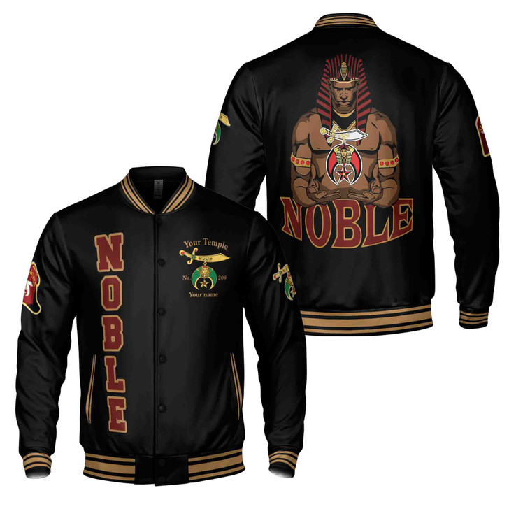 Custom Your Temple Shriner Nobles Mystic Baseball Jacket Ancient Style S-5XL