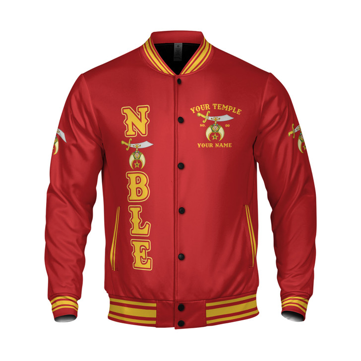 Personalized Mystic Shriner Noble Shriners Masonic Varsity Jacket S-5XL