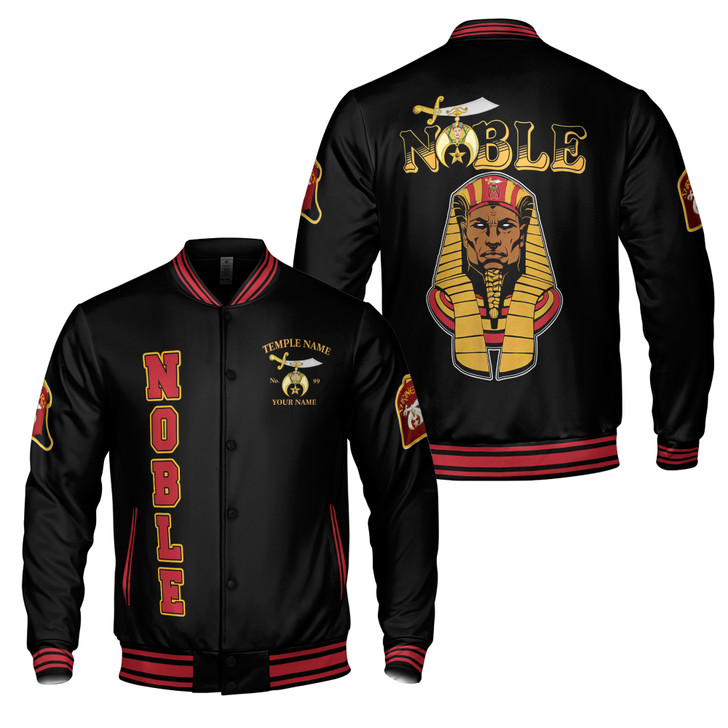 Personalized Freemason Mystic Noble Shriners Varsity Jacket S-5XL