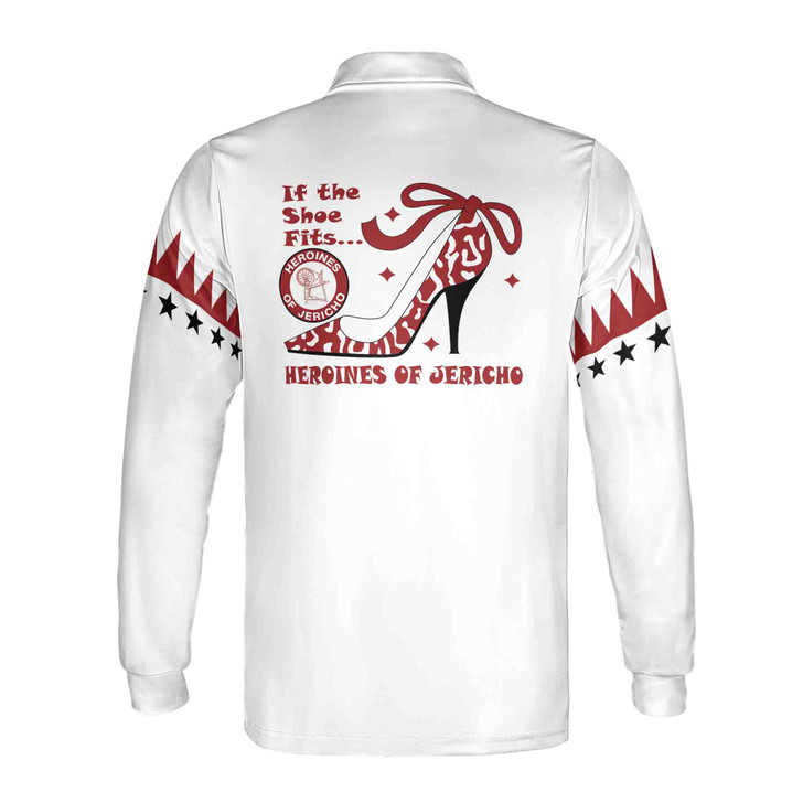 Customized Heroines of Jericho HOJ Sisterhood Long Sleeve Polo Shirt S-5XL