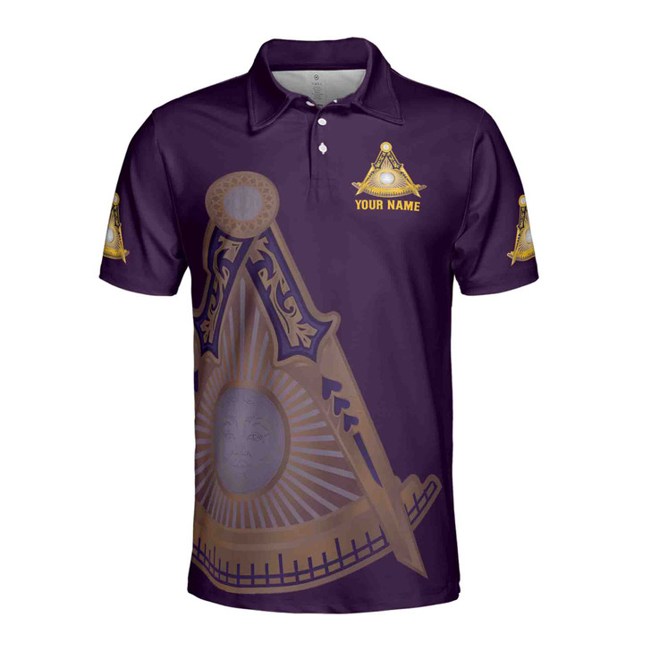 Customized Freemasonry Past Master Masonic Men's Polo Shirt S-5XL