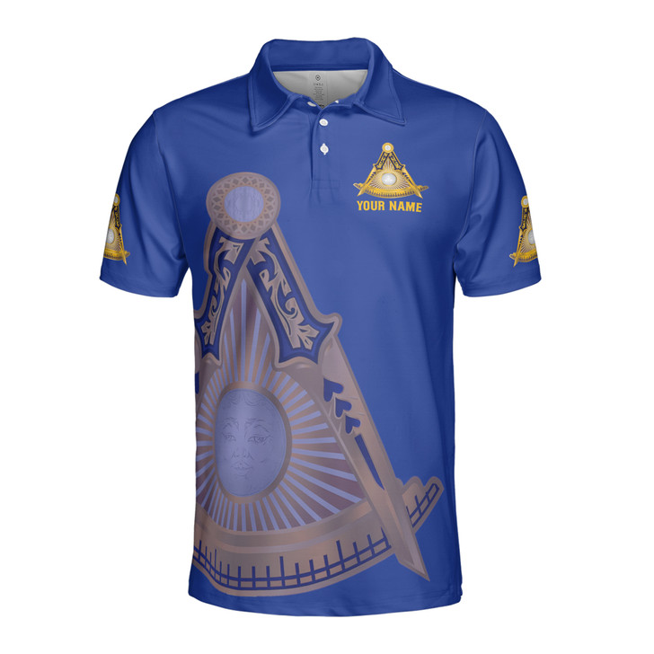 Customized Freemasonry Past Master Masonic Men's Polo Shirt S-5XL